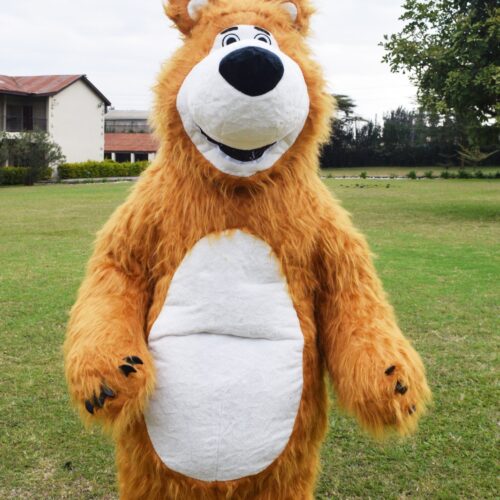An image of a Mascot called Teddy the Bear